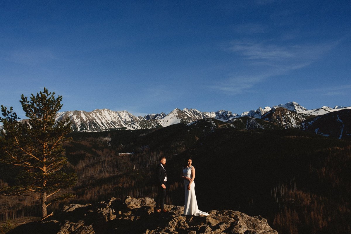 sesja ślubna w górach