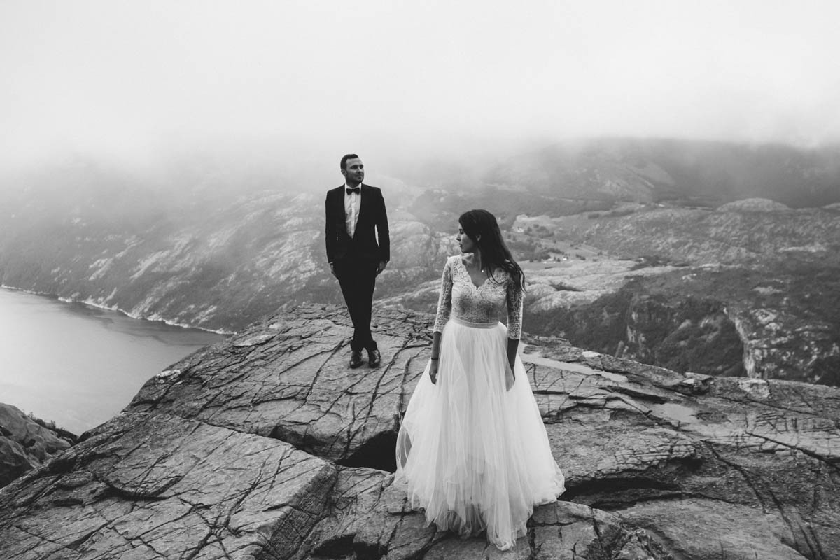 plener ślubny w norwegii